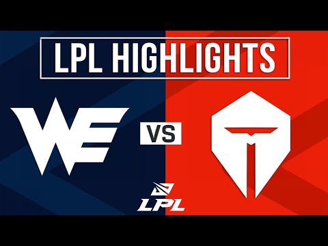 WE vs TES Highlights ALL GAMES | LPL 2025 Split 3 | Team WE vs Top Esports