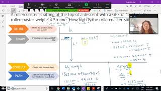 Year 10 Physics Gravitational Potential Energy calculations