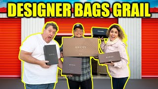 Storage Full of DESIGNER HANDBAGS PURSES SHOES LOUIS VUITTON GUCCI CHANEL wars Auction