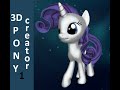 3D Pony Creator 2- Rarity 