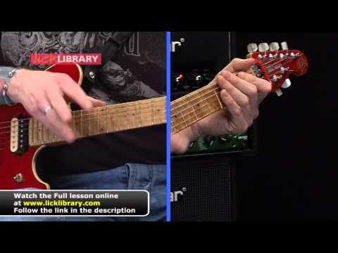 Van Halen Mean Street  Guitar Lesson Tapping Intro with Jamie Humphries Licklibrary
