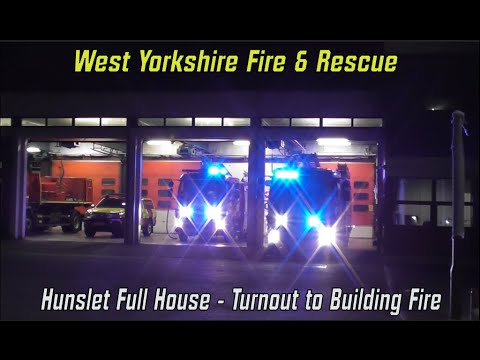 *Full House* West Yorkshire Fire & Rescue Hunslet Station Responding.
