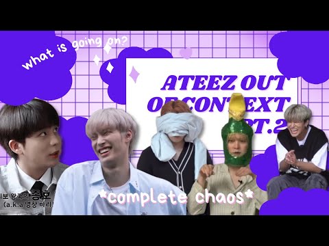 ATEEZ OUT OF CONTEXT PT.2: The Chaos Continues | (ft.  jongho melting my heart)