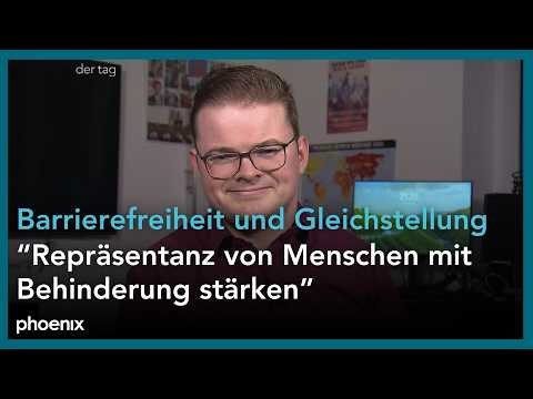 Video Thumbnail: Simon Dörr (Freier Journalist) zur Gleichstellung von Menschen mit Behinderung | 05.05.26