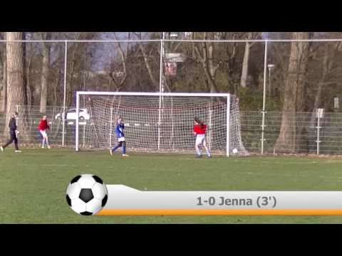 Supersnelle hattrick van Jenna!