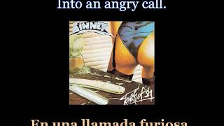 Sinner - The Storm Broke Loose - Lyrics / Subtitulos en español (Nwobhm) Traducida