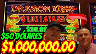 The $1,000,000 Slot Machine with $50 Bets! We Risked It All at the Casino and This Happened!