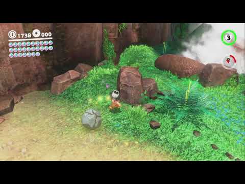 Super Mario Odyssey - Reino de las Cataratas - Deporte Cavernícola en la Catarata