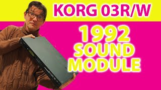 Video thumbnail for 🎹 1992 Korg 03r W Sound Module Works Fine @AGDugros  | Sounds Demo by Andrew G Dugros