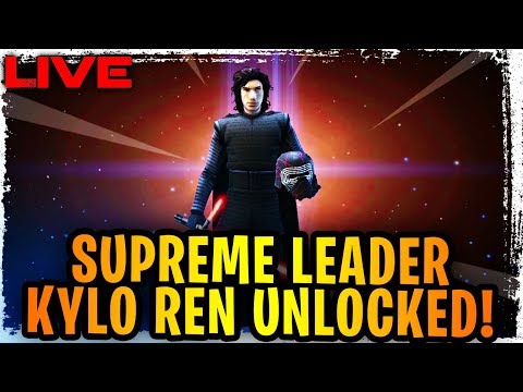 SUPREME LEADER KYLO REN UNLOCKED! 7 Star, 7 Relic LIVE Testing! Phasma Lead Returns?
