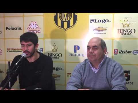 Nereo Champagne en conferencia de prensa