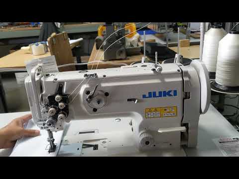 Juki lu-1560n double needle unison feed sewing machine
