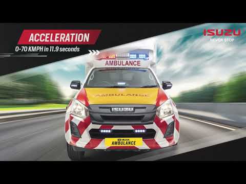 Isuzu D-MAX Ambulance, your trusted lifeline ! #isuzumotorsindia #ambulance #emergency