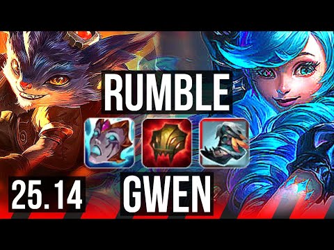 RUMBLE vs GWEN (TOP) | 7/5/19 | KR Challenger | 25.14