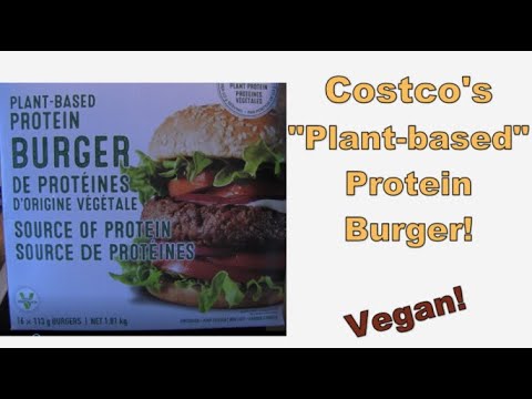 Costco's Plant-based Protein Burger!