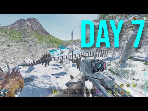 How A 60,000 Tribe Defends Ice Cave From a Tek Fob! - ARK Survival Ascended