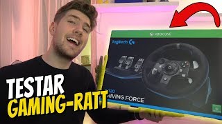 TESTAR BILSPEL MED RATT TILL XBOX ONE! *HUR SVÅRT ÄR DET*