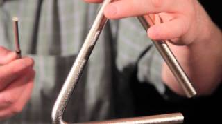 Video thumbnail for TRE-HS06 TreeWorks Chimes 6-inch Triangle, NEW video! by TreeWorksChimesUSA