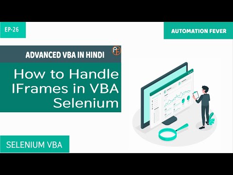 How to Handle IFrames in VBA Selenium | VBA Selenium | Advanced VBA in Hindi
