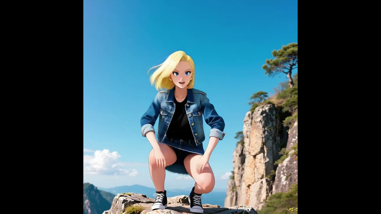 Android 18 on a date with Krillin #dbz #android18