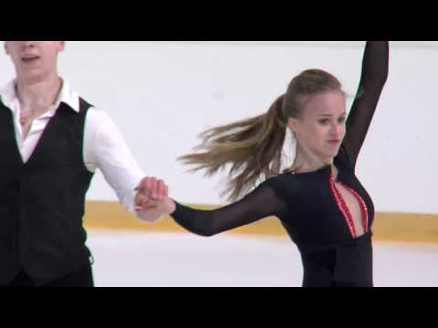2016 ISU Junior Grand Prix - Saransk - Short Dance - Eva KUTS / Dmitrii MIKHAILOV RUS