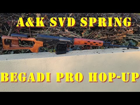 Airsoft - A&K - SVD avec pro hop-up Begadi [French]