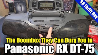 The RX DT-75: This Insane 90s Panasonic Boombox Still Rocks
