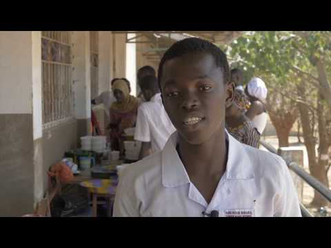 Boys at Greater Banjul Upper Basic School Dismantle Gender Stereotypes to Mark International Women's Day 2020