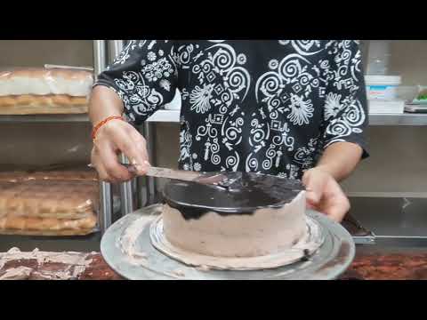 chocolate cake making  🎂#aviation#cake #chocolate