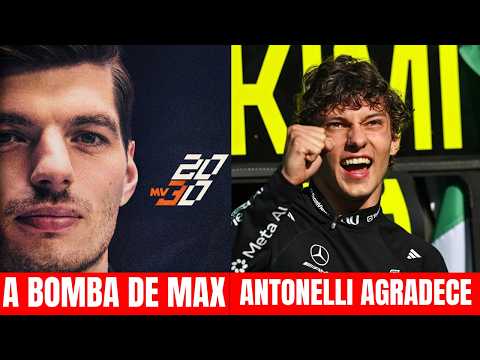 Max Verstappen Renova Até 2030! Como Ele e Hamilton Ajudam Kimi Antonelli na F1 2026