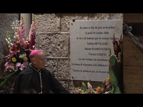 Dévoilement d’une plaque commémorative dans la basilique Notre-Dame de l’Assomption à Nice