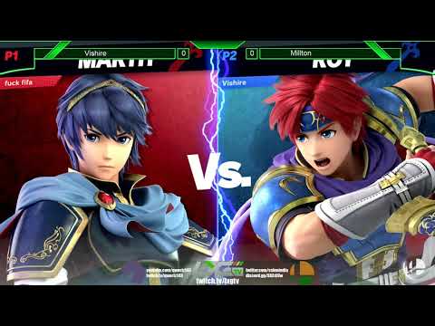 Vishire (Roy) vs Xelzron_187 (Dark Samus/Marth/Mario) - Smash Ultimate @ LXG 9