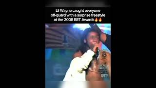 Lil Wayne had the crowd shook with a surprise freestyle at the 2008 BET Awards! #lilwayne #fyp #yt