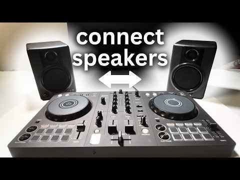 How to Connect your Pioneer DDJ-FLX4 to Speakers (Beginner DJ Tutorial)