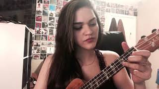 lost in the fire - the weeknd | andrea valles (ukulele cover)
