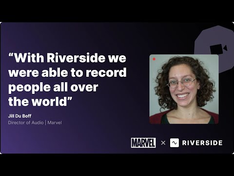 Marvel - Customer Success Story (Jill Du Boff - Director of Audio)
