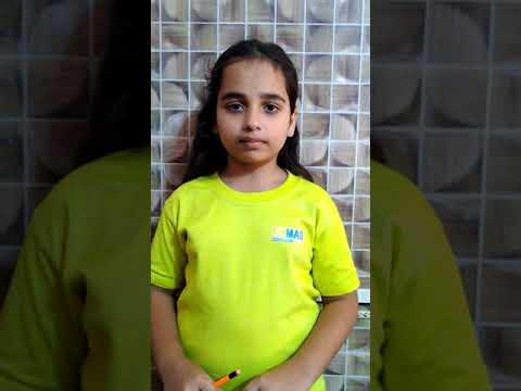 Ridhima , Class 4th, is doing Mentally Sums