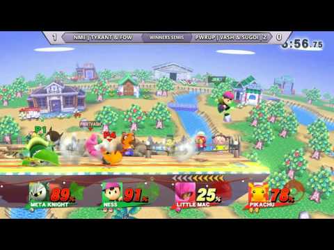 LVL Up Expo - NME | Tyrant & Fow Vs. PWRUP | Vash & SUGOI | Z - SSB4 Doubles Winners Semis