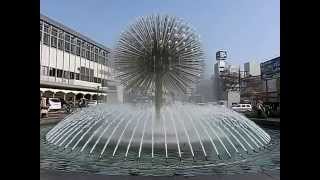 preview picture of video '[ZR-850]岡山駅駅前の噴水[30-240fps] -The Fountain in front of Okayama Station-'