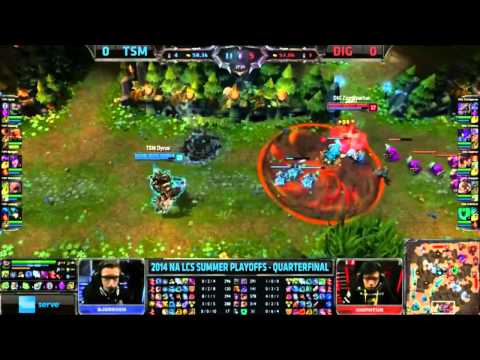 ZionSpartan Nasus Backdoor TSM vs DIG NA PLAYOFFS