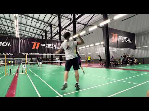 Sparring session: Jeremy Kho + Siew Hui vs Kenneth Ow + Yap Cheng Wen