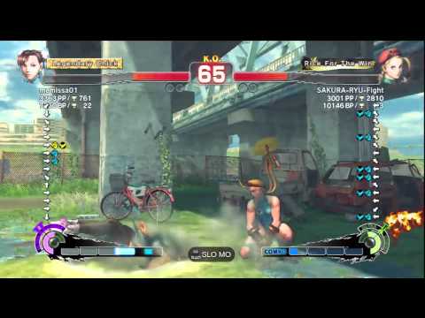SSF4 AE: memissa01 (Chun-Li) vs SAKURA-RYU-Fight (Cammy)