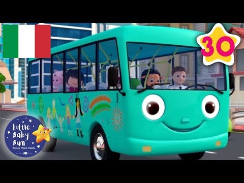 Le Ruote del bus! V. 10 | 30 Minuti di Canzoncine | Little Baby Bum Italia | #canzoniperbambini