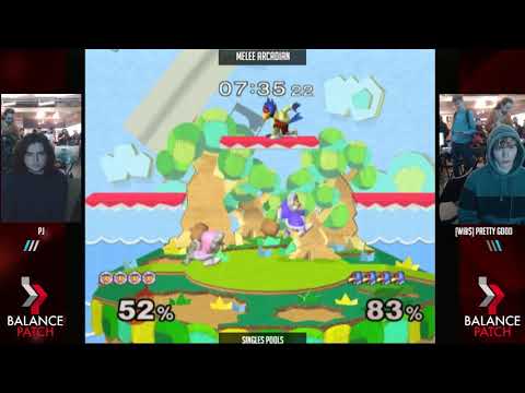 NE Melee Arcadian 5 - PJ (Falco) vs. Pretty Good (Ice Climbers) - SSBM Pools
