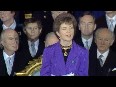 Mary Robinson. We were there. You were there. RTÉ.