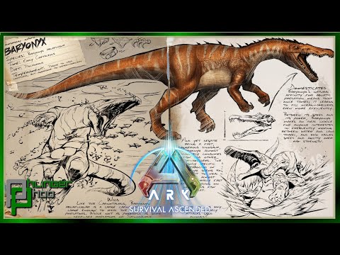 Baryonyx - Ark Basics Beginners Guide - Everything you need to Know
