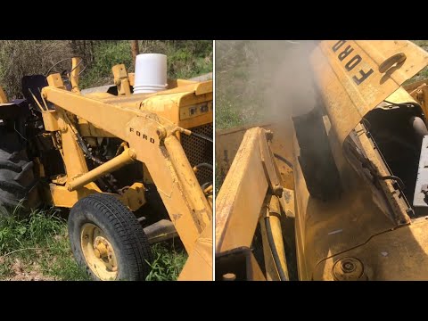 “starting” a DIESEL ENGINE that hasn’t been run for a while (4500 ford tractor 1972)