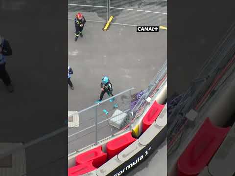 L'abandon de George Russell sur un problème mécanique 😱 #f1 #canadiangp