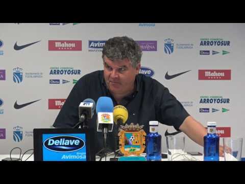 J33 CF Fuenlabrada 0 - CD Toledo 1 (ruedas de prensa de Onésimo y Calderón)