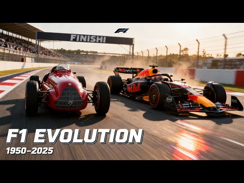F1 Evolution 1950–2025 | 75 Years of Speed in One Cinematic Transformation